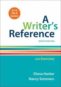 Spiral-bound A Writer's Reference with Exercises with 2016 MLA Update Book