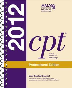 Paperback CPT Professional 2012 (Spiralbound) Book