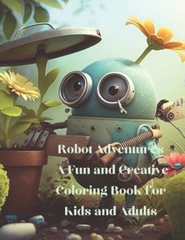 Paperback Robot Adventures: A Fun and Creative Coloring Book for Kids and Adults Book