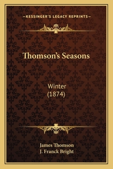 Paperback Thomson's Seasons: Winter (1874) Book