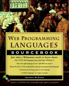 Paperback Web Programming Languages Sourcebook [With CDROM] Book