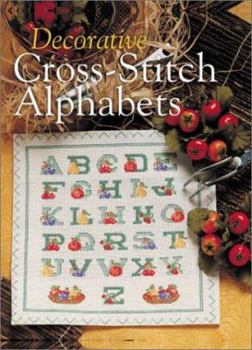 Paperback Decorative Cross-Stitch Alphabets Book