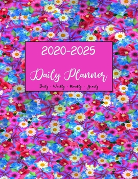 Paperback 2020 -2025 Planner: Six Years Calendar Planners Notebook January To December Personal Blank Template Fill In Academic Agenda Organizer - Y Book