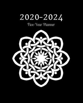 Paperback Five Year Planner 2020-2024: Celtic Art Calendar 8"x10" (20.32cm x 25.4cm) January 1, 2020 - December 31, 2024 Monthly Calendar Organizer Engagemen Book