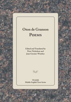 Paperback Oton de Granson, Poems Book