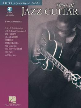 Paperback Best of Jazz Guitar - Singature Licks Book/Online Audio [With CD] Book