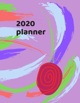 Paperback 2020 Planner: Jan 2020-Jan 2021 Weekly Planner Book