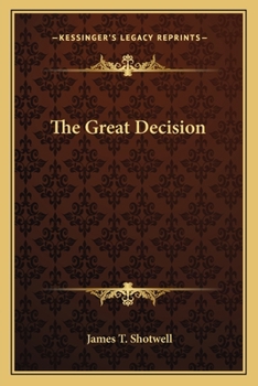 Paperback The Great Decision Book