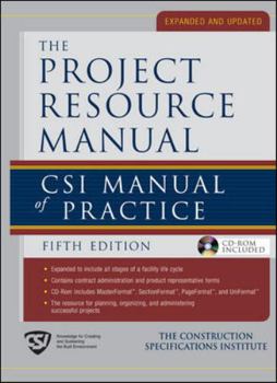 Hardcover The Project Resource Manual (Prm): Csi Manual of Practice, 5th Edition Book