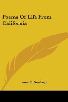Paperback Poems Of Life From California Book