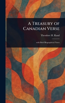 Hardcover A Treasury of Canadian Verse Book