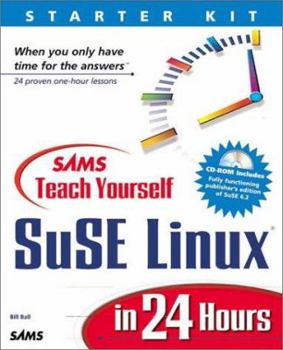 Paperback Sams Teach Yourself SuSE Linux in 24 Hours Starter Kit [With CDROM] Book