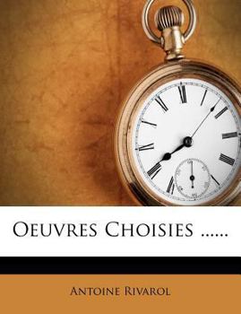 Paperback Oeuvres Choisies ...... [French] Book