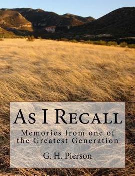 Paperback As I Recall Book