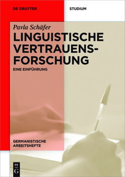 Paperback Linguistische Vertrauensforschung [German] Book