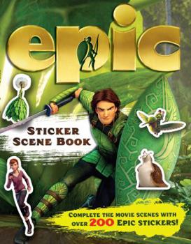 Paperback Epic Sticker Scene Book