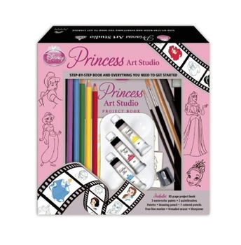 Paperback Disney Princess Art Studio Book