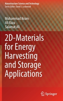 Hardcover 2d-Materials for Energy Harvesting and Storage Applications Book