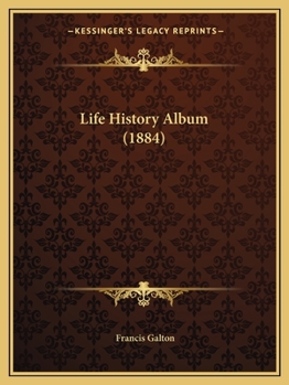 Paperback Life History Album (1884) Book