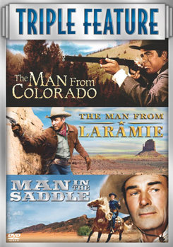 DVD Man From Colorado / Man From Laramie / Man In The Sandle Book