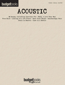 Paperback Acoustic: Budget Books Book