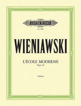 Paperback L'École Moderne Op. 10 -- Études-Caprices for Violin Book