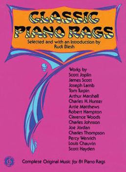 Paperback Classic Piano Rags Book