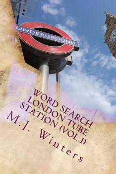Paperback Word Search London Tube Station (Vol.1) Book
