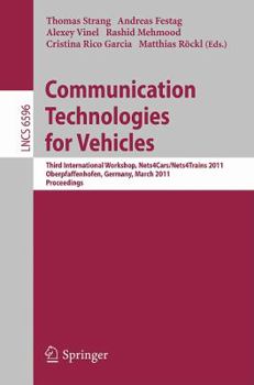 Paperback Communication Technologies for Vehicles Book