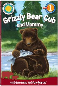 Paperback Grizzly Bear Cub's First Fish: Wilderness Adventures [Large Print] Book