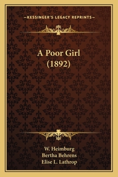 Paperback A Poor Girl (1892) Book