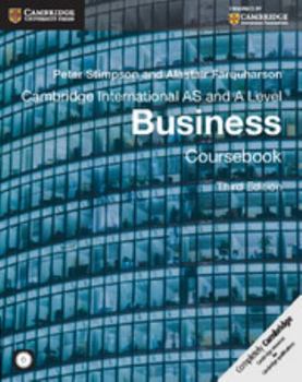 Paperback Cambridge International AS and A Level Business Coursebook [With CDROM] Book