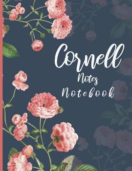 Paperback Cornell Notes Notebook: Pink Floral Cover, Cornell Taking Notes For School Students College &#769;8.5 x 11 Book