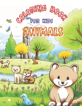 Paperback Coloring Book Animals For Kids Book