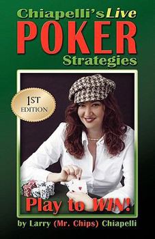 Paperback Chiapelli's Live Poker Strategies Book