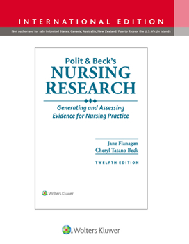 Paperback Lippincott Williams and Wilkins Polit Becks Nursing Research. Book