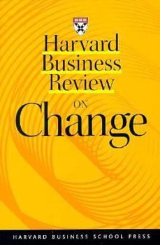 Paperback Harvard Business Review on Change Book