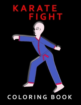 Paperback Karate Fight Coloring Book