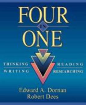 Paperback Four in One: Thinking, Reading, Writing, Researching Book