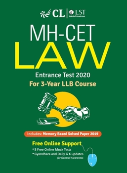 Paperback MH-CET LAW for 3 Years LLB Course 2020 Book