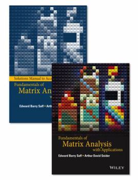 Hardcover Fundamentals of Matrix Analysis with Applications Set Book