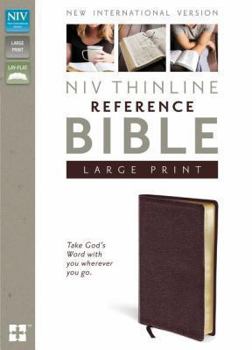 Bonded Leather Thinline Reference Bible-NIV-Large Print [Large Print] Book