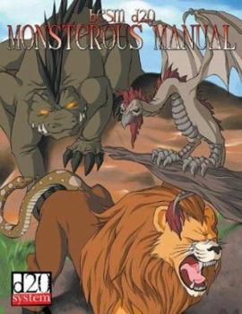 Hardcover Besm D20 Monstrous Manual Book