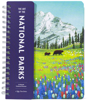 Spiral-bound The Art of the National Parks Undated Planner Book
