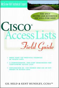 Paperback Cisco Access Lists Field Guide Book