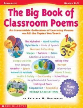 Paperback The Big Book of Classroom Poems Book