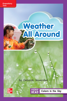 Spiral-bound Reading Wonders Leveled Reader Weather All Around: Ell Unit 3 Week 4 Grade 2 Book