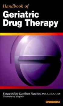Paperback Handbook of Geriatric Drug Therapy Book