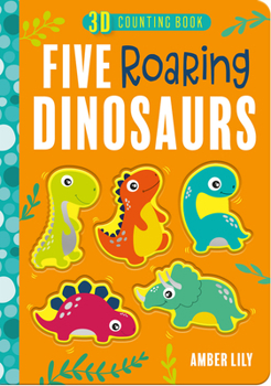 Board book Five Roaring Dinosaurs Book
