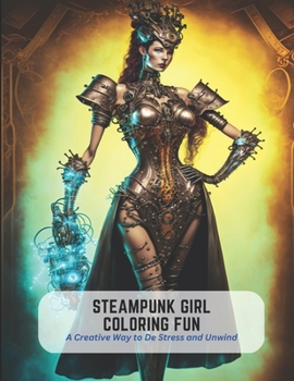 Paperback Steampunk Girl Coloring Fun: A Creative Way to De Stress and Unwind Book